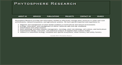 Desktop Screenshot of phytosphere.com